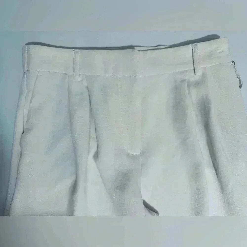 Joie Winter White Pleated Trouser Pants, Women’s Size 6, 100% Polyester. NWT - Picture 6 of 12